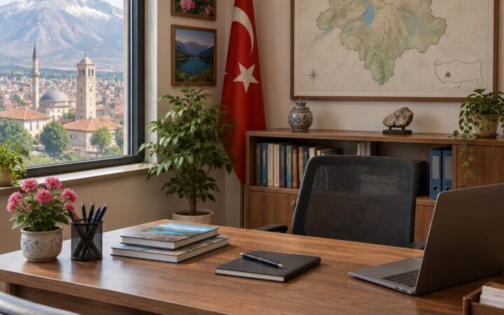 Isparta’da Jigola sürecini anlatan sade ofis ortamı görseli için açıklayıcı metin