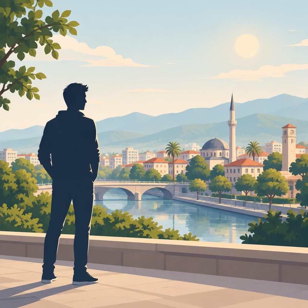 Osmaniye için jigolo başvurusunu konu alan sade illüstrasyon alt metni